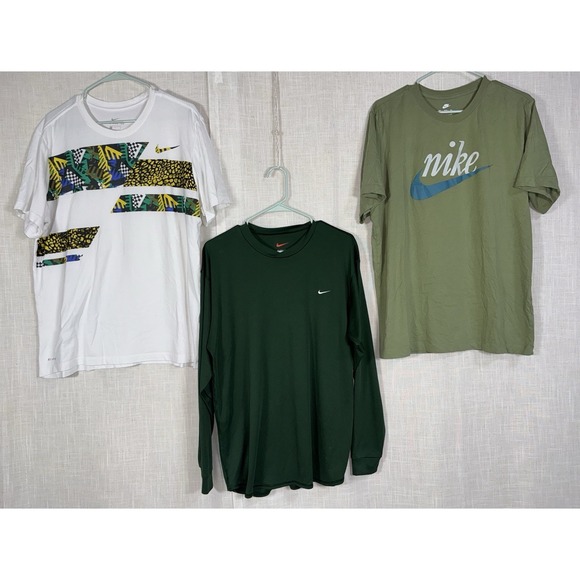 Nike Other - Nike Men's Sz L Large Long  & Short Sleeve Shirts T-Shirts Lot of 3